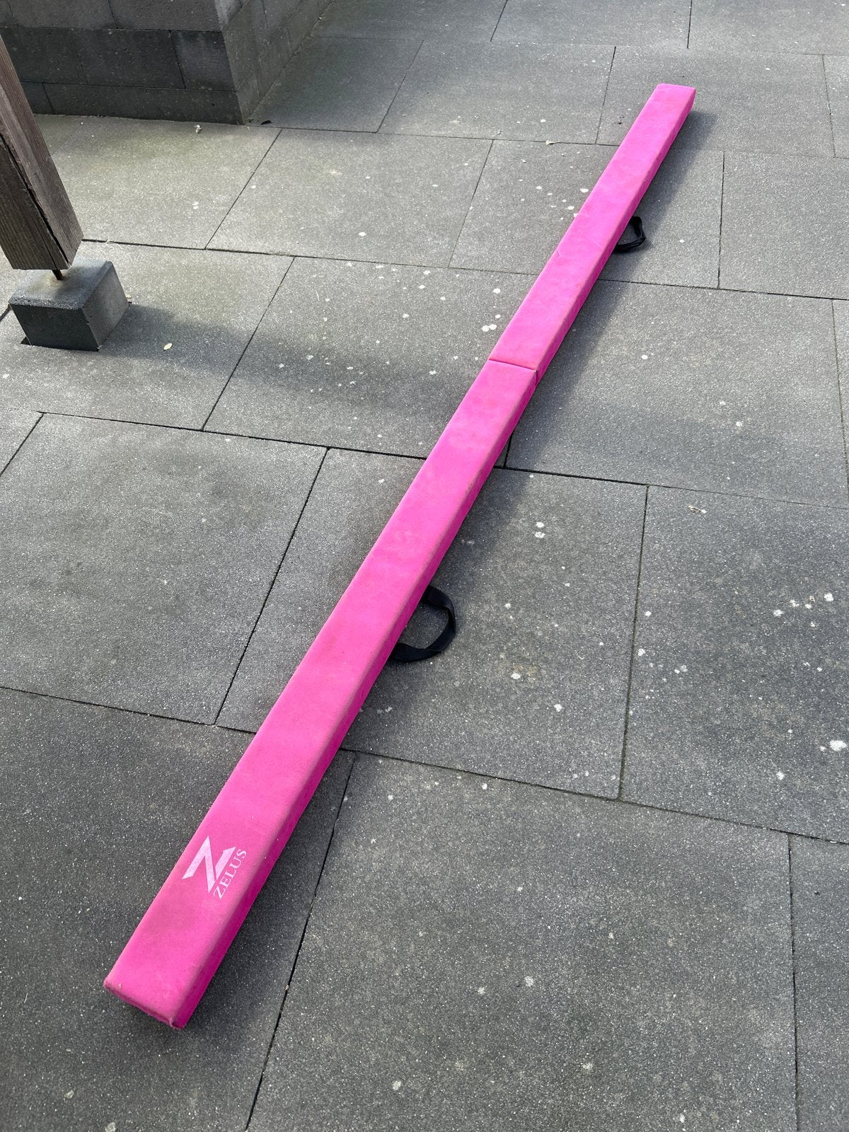 Roze opvouwbare evenwichtsbalk van ZELUS, Ophalen, Gebruikt, Roze, Materiaal