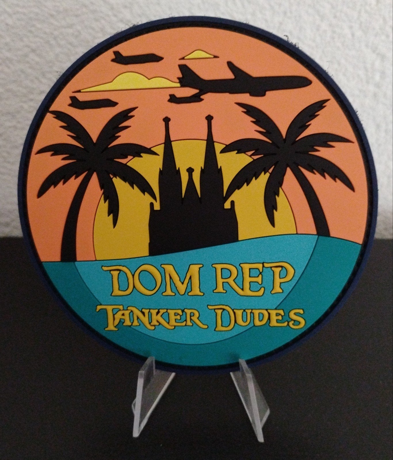 Patch PVC - NATO MMU Airbus A330 MRTT "Tanker Dudes", Verzenden, Zo goed als nieuw, Patch, Badge of Embleem