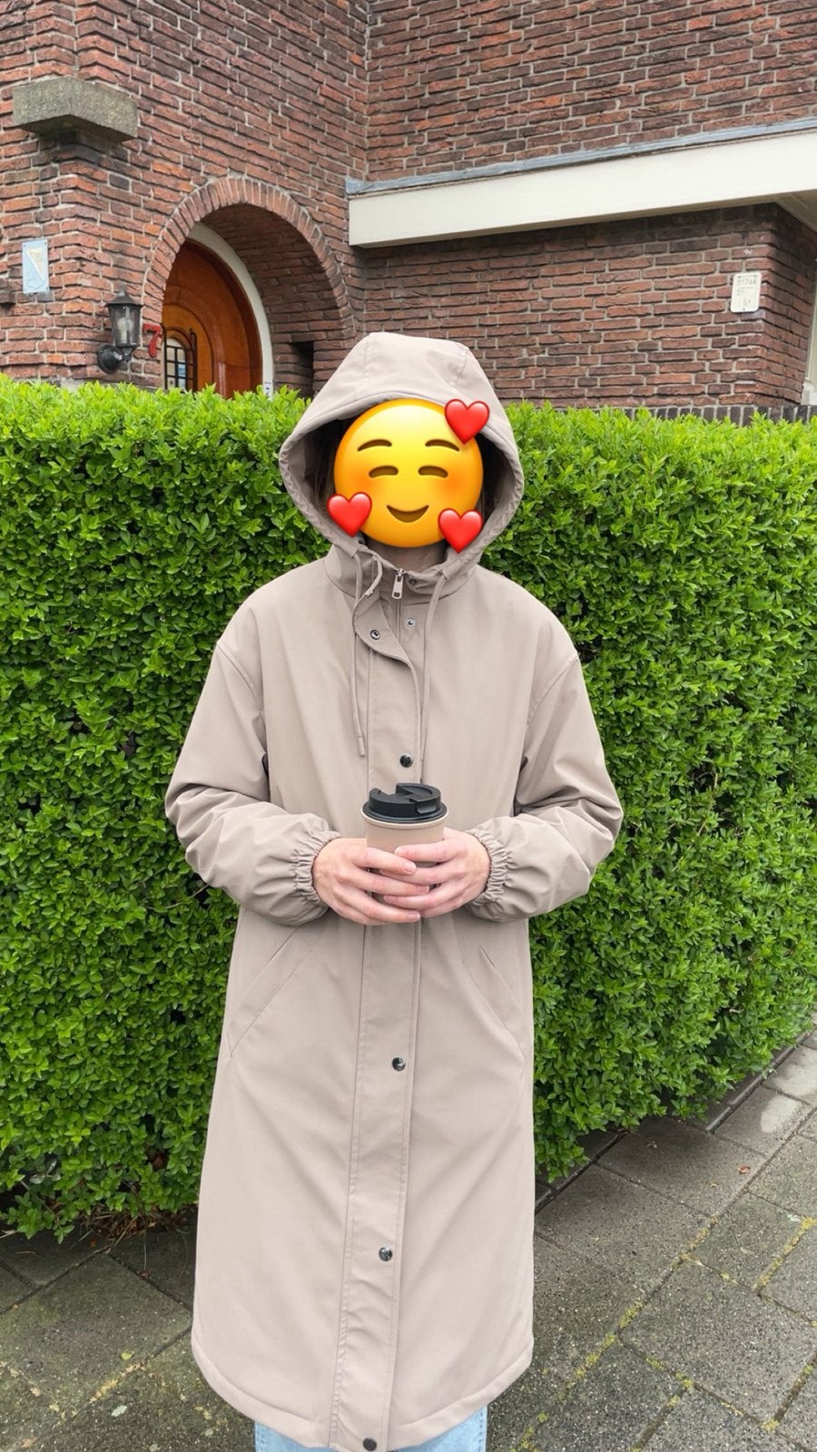 Raincoat (Size XS), Ophalen of Verzenden, Gedragen, Maat 34 (XS) of kleiner, Beige