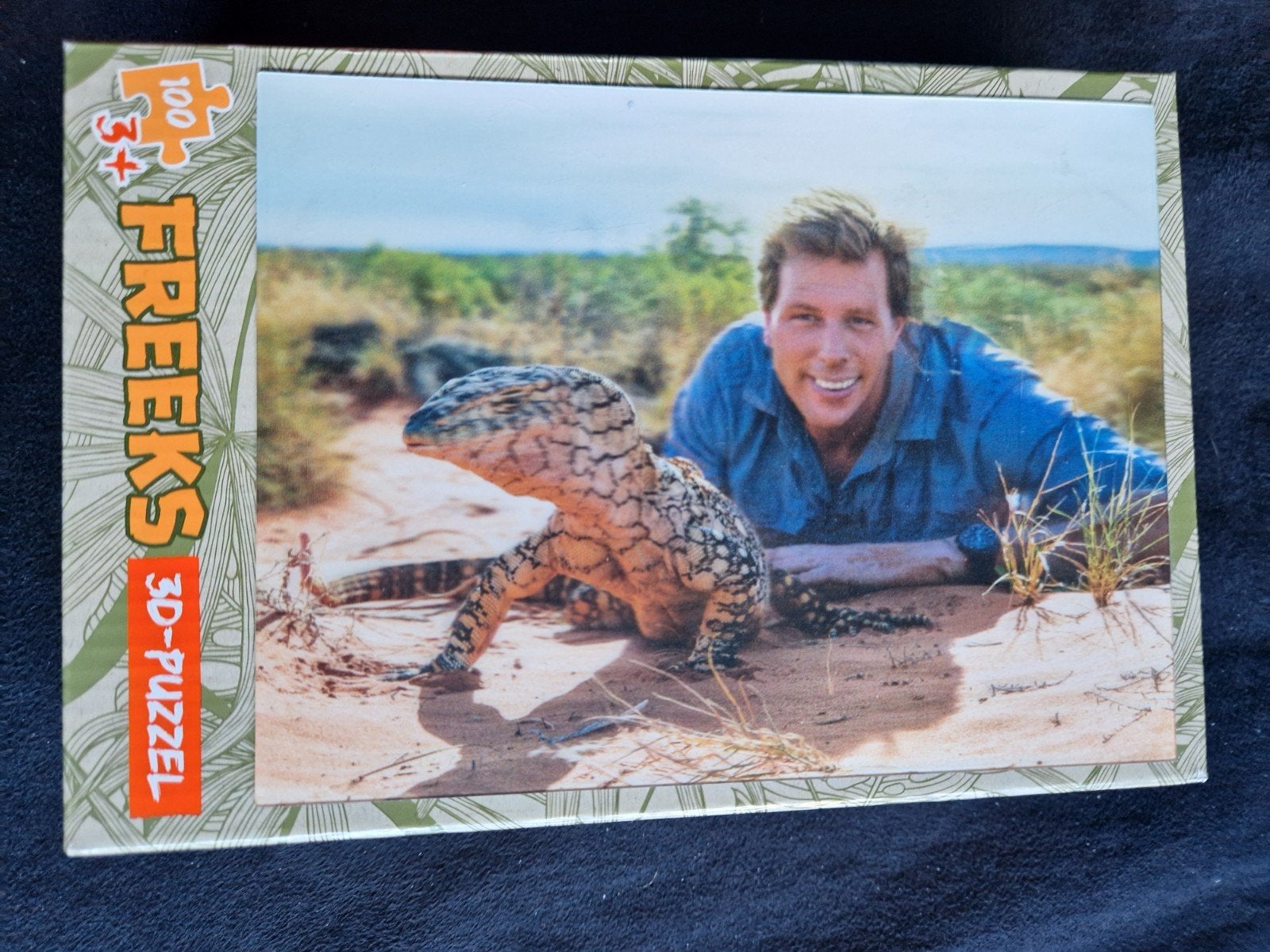 Freek Vonk 3D-Puzzel met Australische Hagedis (100 stukjes), Ophalen, Meer dan 50 stukjes, Nieuw, 2 tot 4 jaar