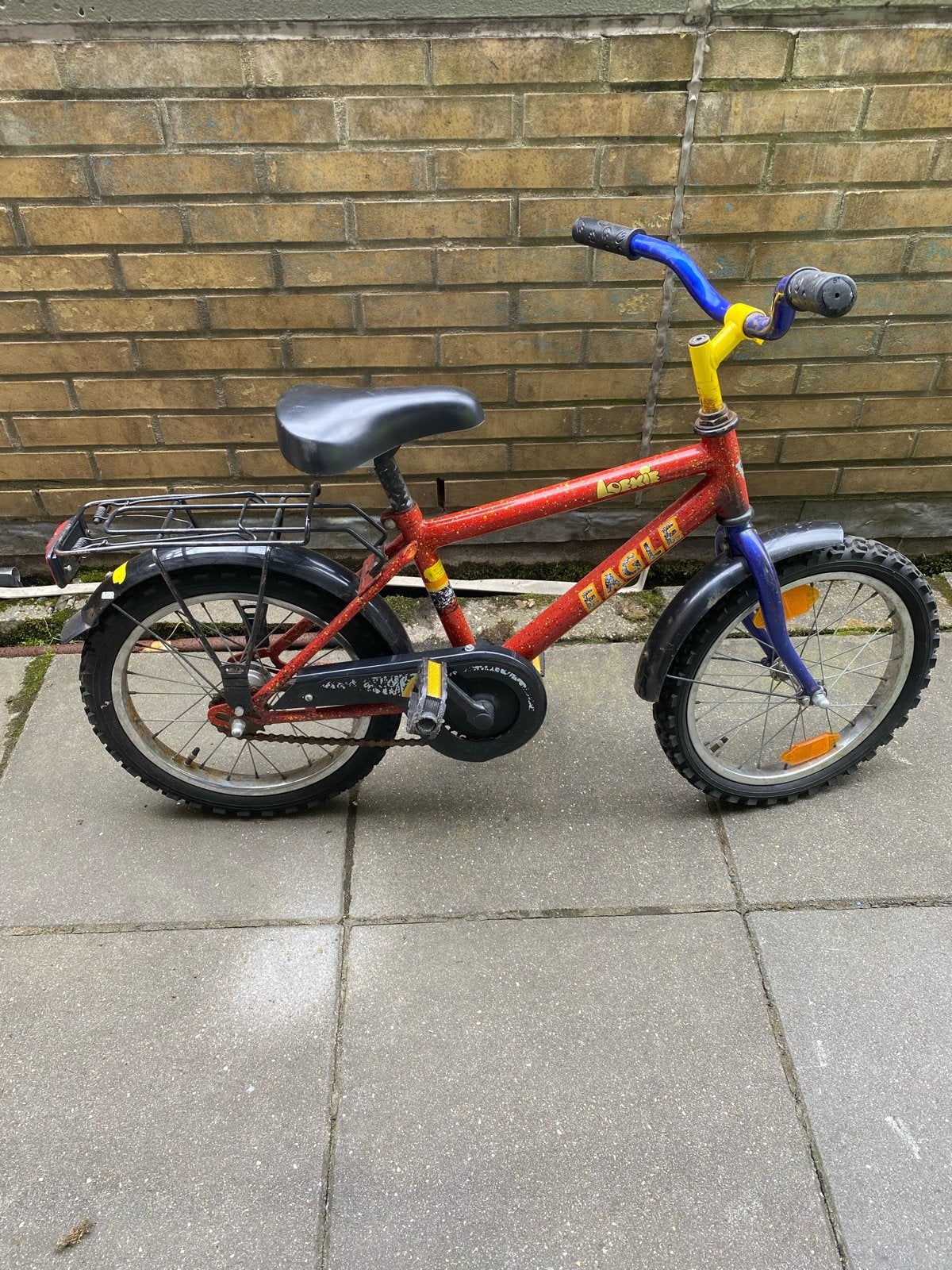 Kinderfiets 16 inch - Eagle - Gebruikt, Fietsen en Brommers, Fietsen | Kinderfietsjes, Ophalen of Verzenden, Gebruikt, Terugtraprem