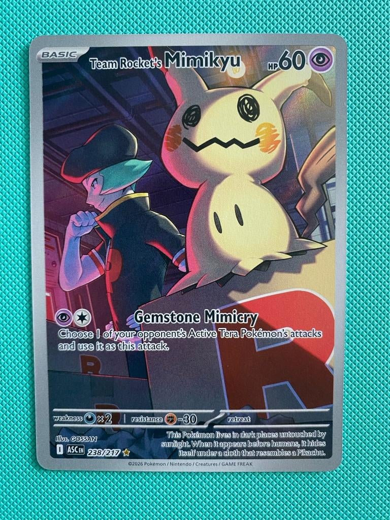 Mimikyu 238/217 ASC #1, Ophalen of Verzenden, Nieuw, Losse kaart, Foil