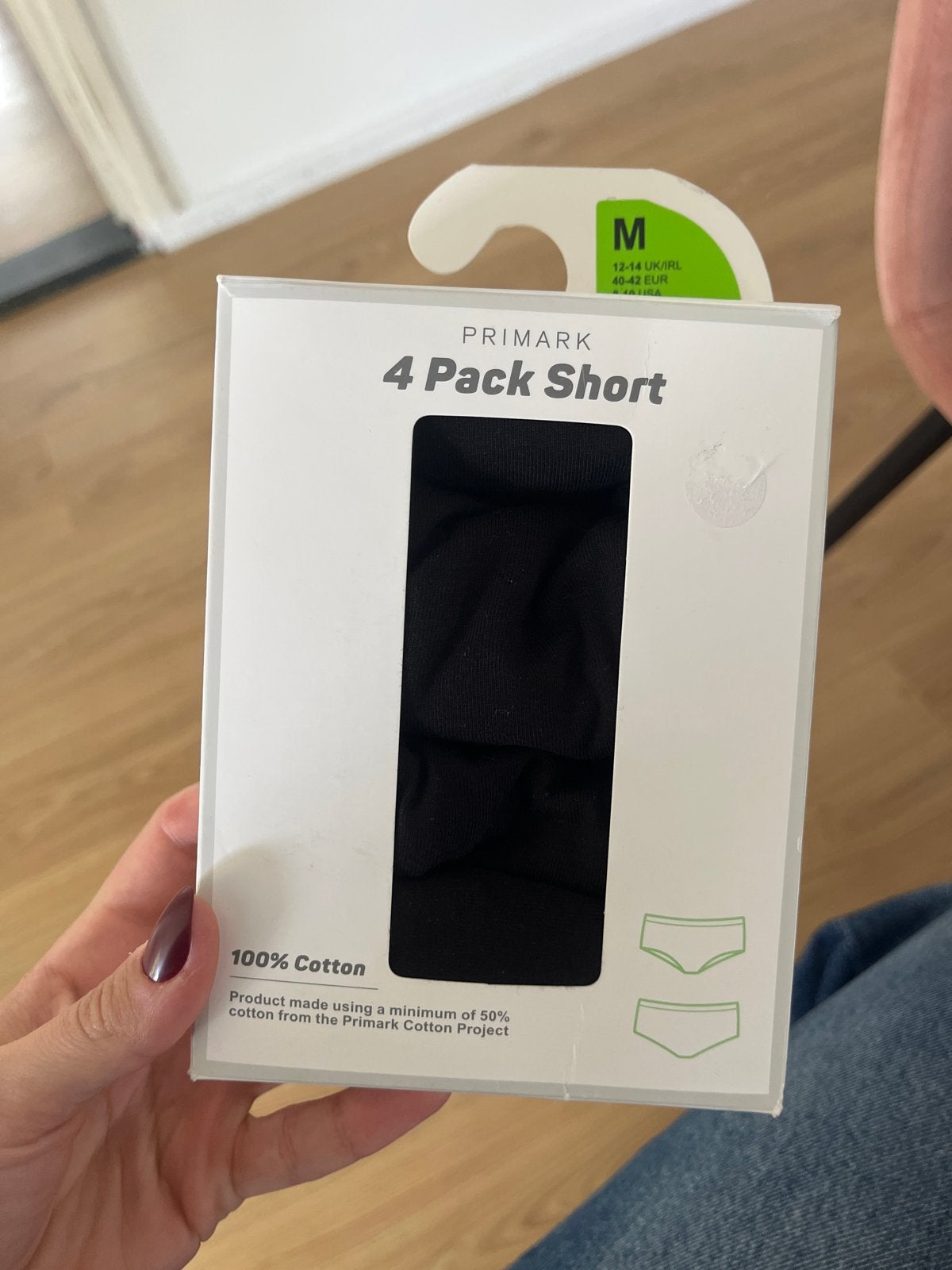 Gloednieuw Primark 4-pack shorts - Maat M, Kleding | Dames, Ophalen of Verzenden, Zwart, Slip