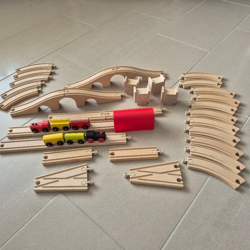 Houten trein, Ophalen of Verzenden, Gebruikt