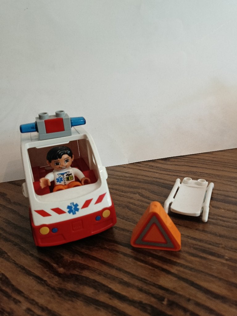Duplo set, ambulance, Kinderen en Baby's, Ophalen of Verzenden, Gebruikt, Duplo