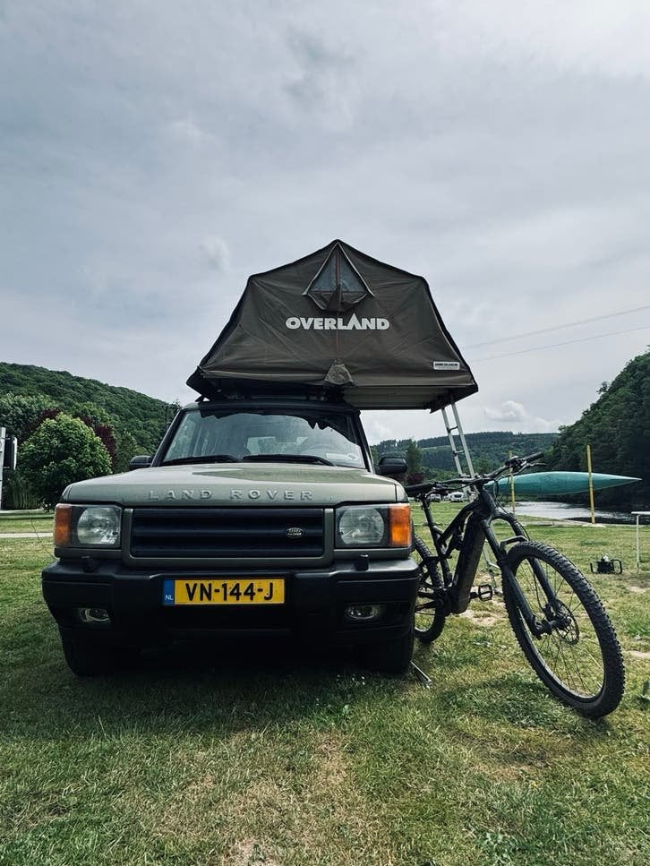 Land Rover 2000 met daktent, Auto's, Land Rover, 2495 cc, 138 pk, Diesel