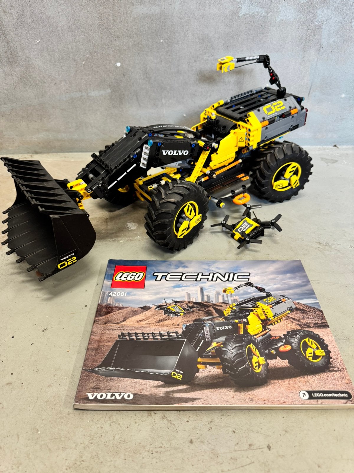 Lego Technic Volvo Concept wiellader ZEUX (42081), Kinderen en Baby's, Speelgoed | Duplo en Lego, Lego, Compleet, Ophalen of Verzenden
