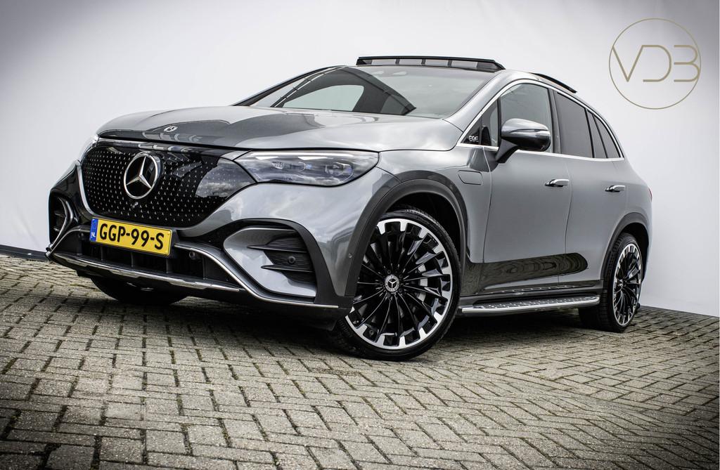 Mercedes-Benz EQE SUV 500 4Matic Sport Edition 96 kWh 07-202, Auto's, Mercedes-Benz, Zwart, Automatische klimaatregeling, 408 pk