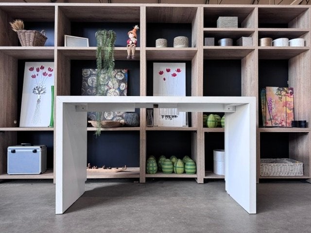 Witte bartafel – 1 stuk, Ophalen of Verzenden, Gebruikt