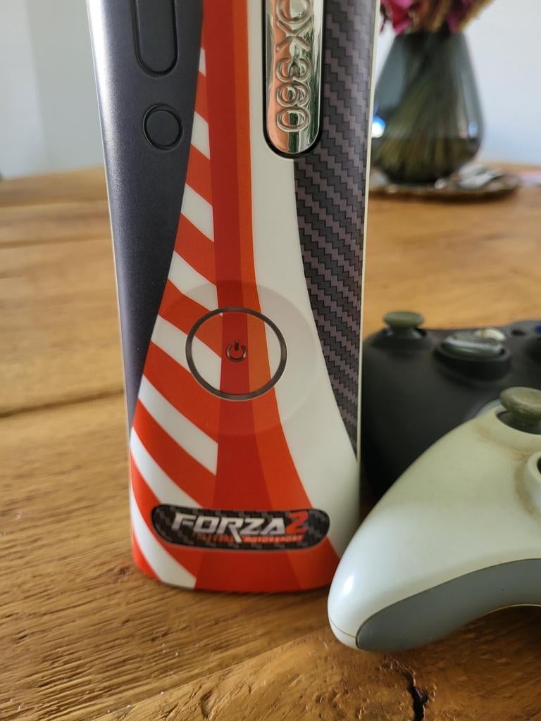 Xbox 360 + 2 controllers, Ophalen, Niet werkend, Met 2 controllers