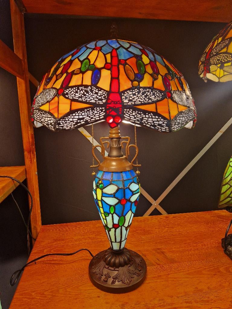 Tiffany stijl tafellamp 1.21, Huis en Inrichting, Lampen | Tafellampen, 50 tot 75 cm, Tiffanystijl, Nieuw, Ophalen of Verzenden
