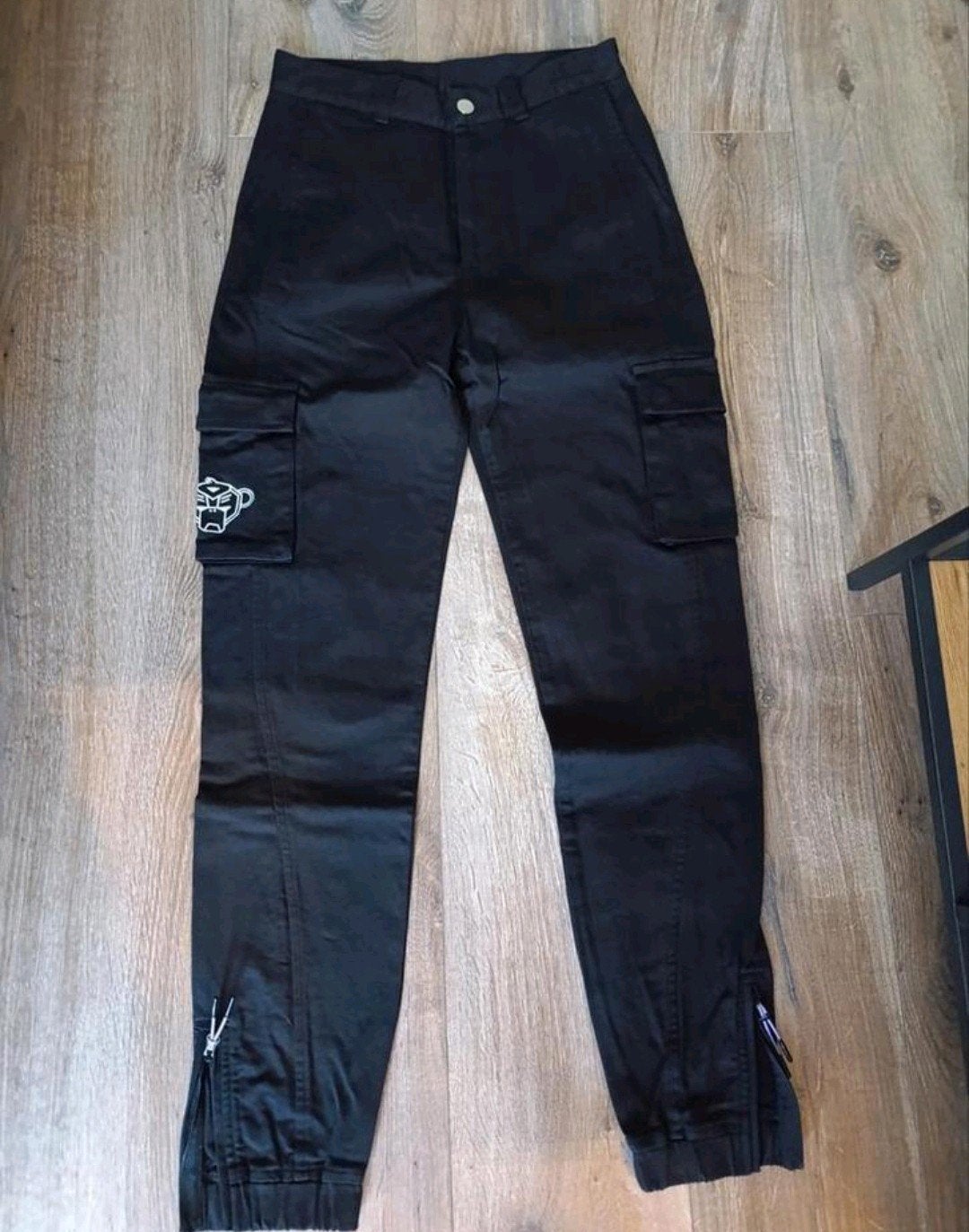 Black Bananas zwarte cargobroek cargojeans maat M, Maat 38/40 (M), Zwart, Nieuw, Ophalen of Verzenden