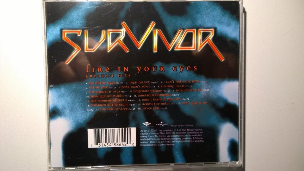 Survivor - Fire In Your Eyes (Greatest Hits), Ophalen of Verzenden, Zo goed als nieuw, Poprock