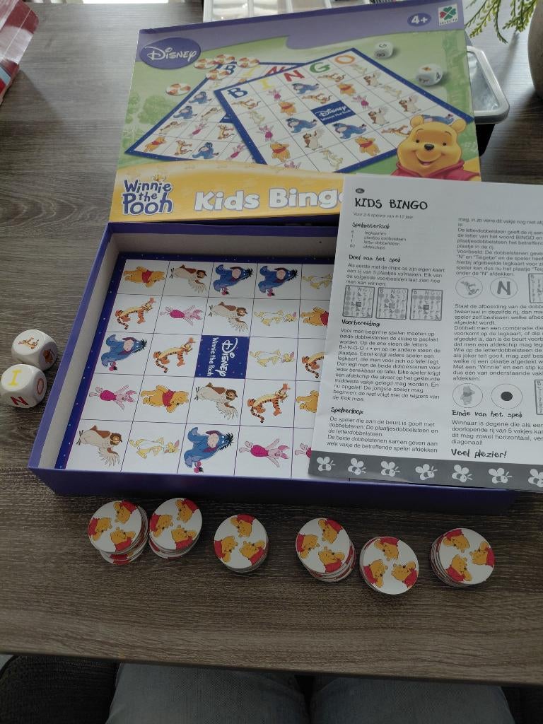 kids bingo winnie the pooh, Ophalen of Verzenden, Gebruikt