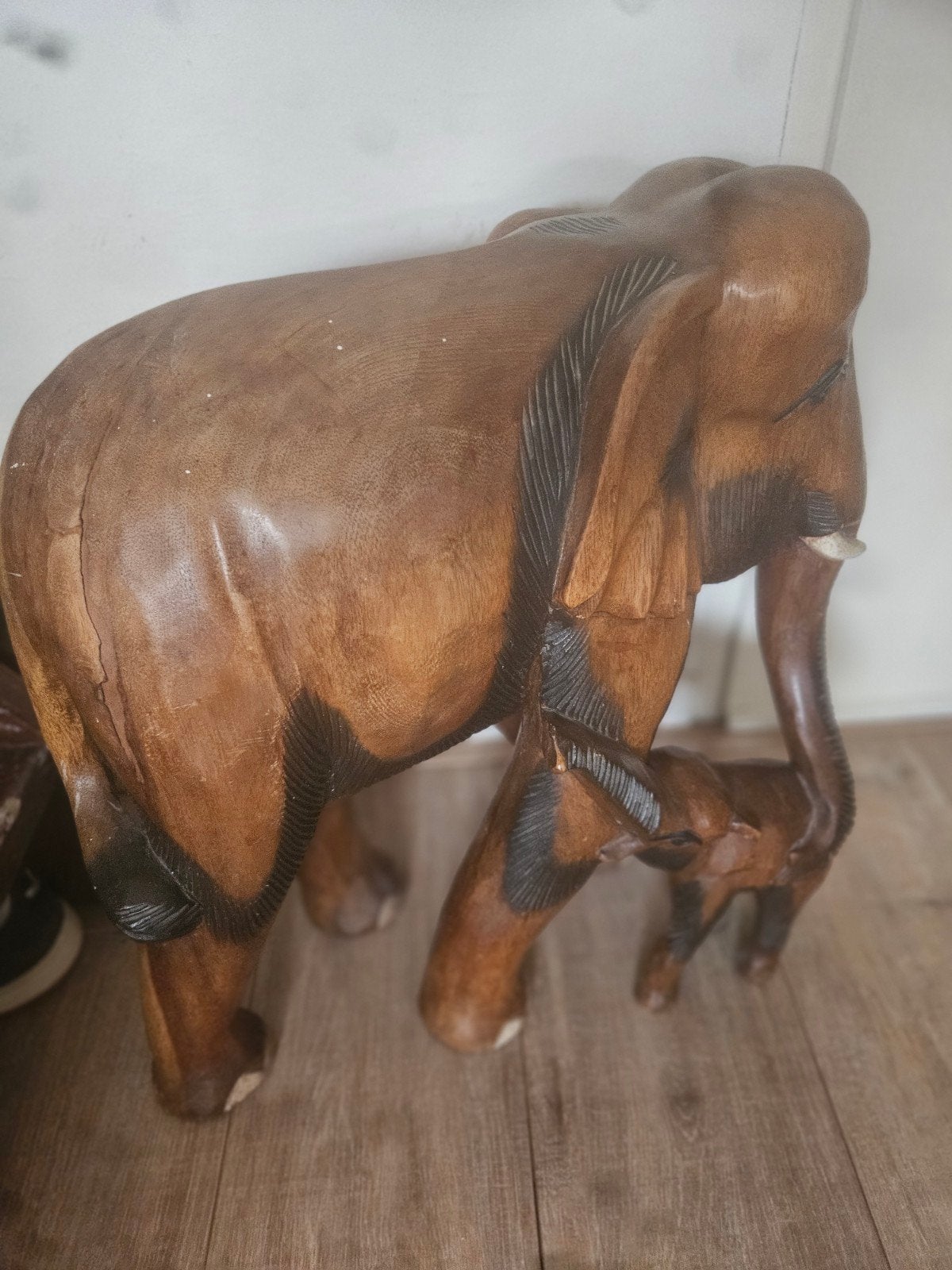 prachtige  olifant, Ophalen, Hout