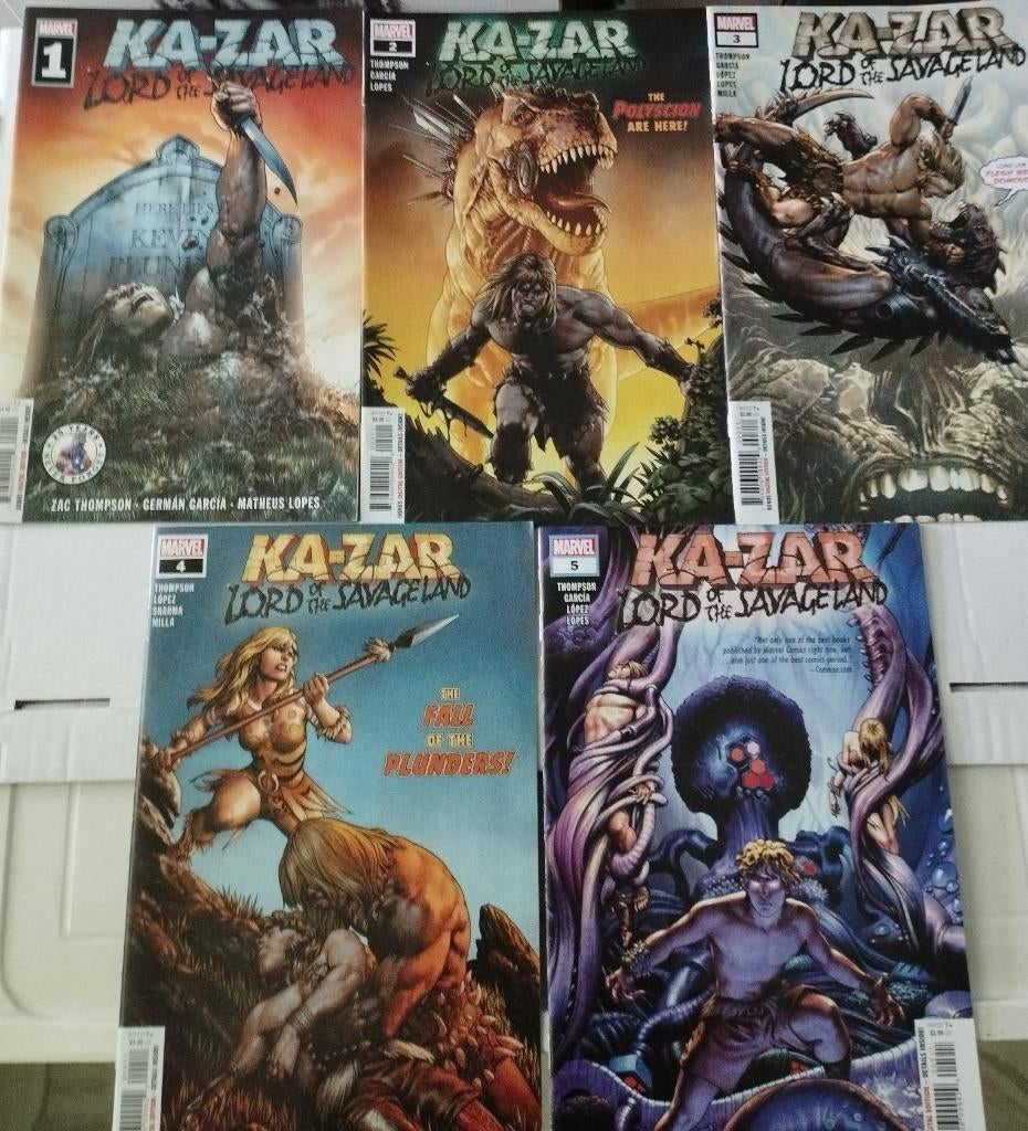 Ka-zar lord of the savage land compleet, Boeken, Ophalen, Amerika, Marvel Comics, Complete serie of reeks