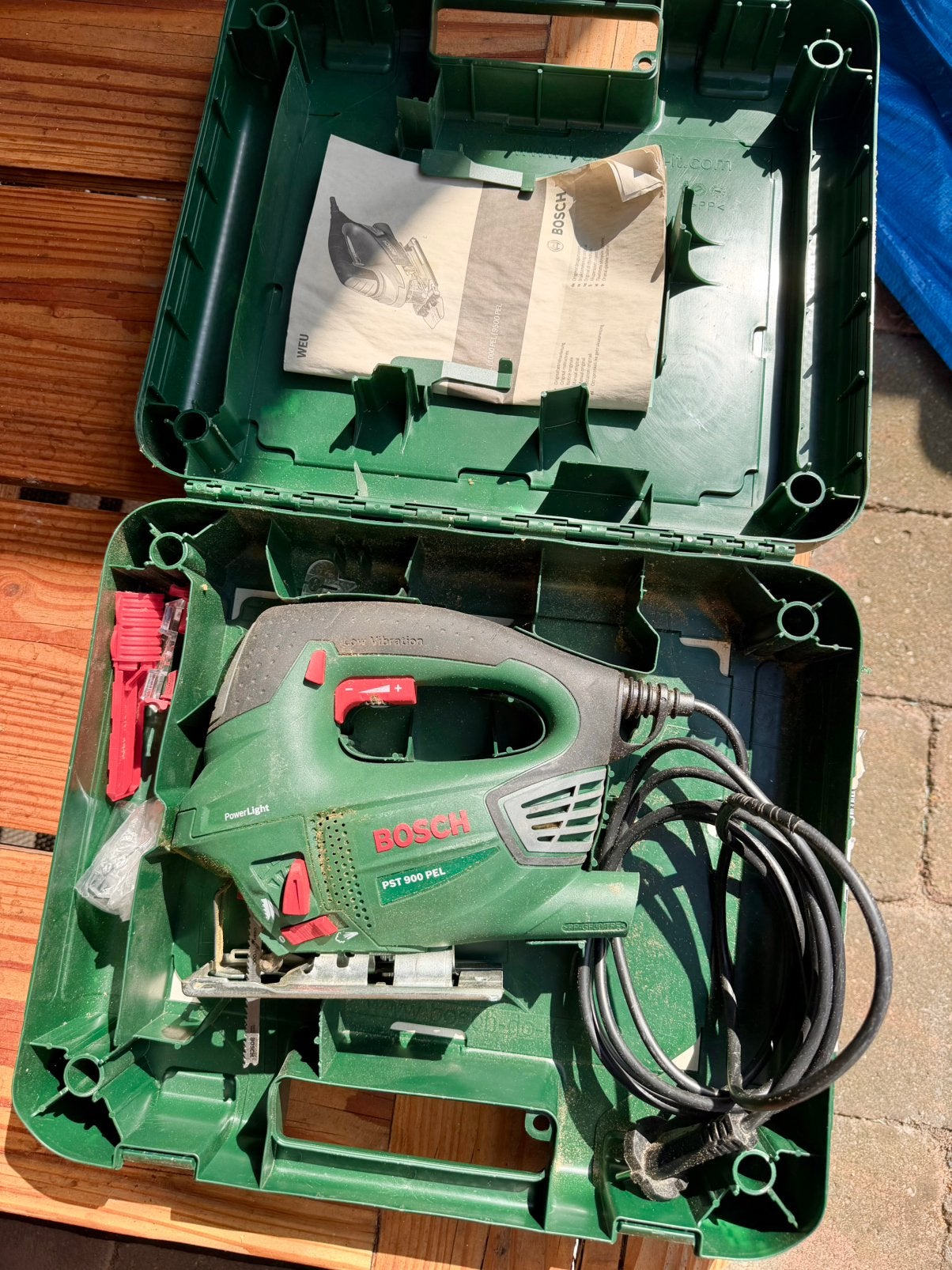Decoupeerzaag Bosch PST 900 PEL, Ophalen, 600 tot 1200 watt, Zo goed als nieuw, Decoupeerzaag