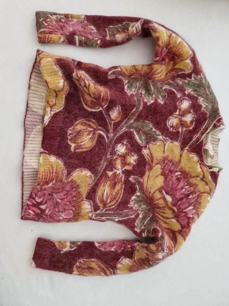 Sézane trui bordeaux rood maat S, Kleding | Dames, Truien en Vesten, Ophalen, Sézane, Zo goed als nieuw, Maat 36 (S)