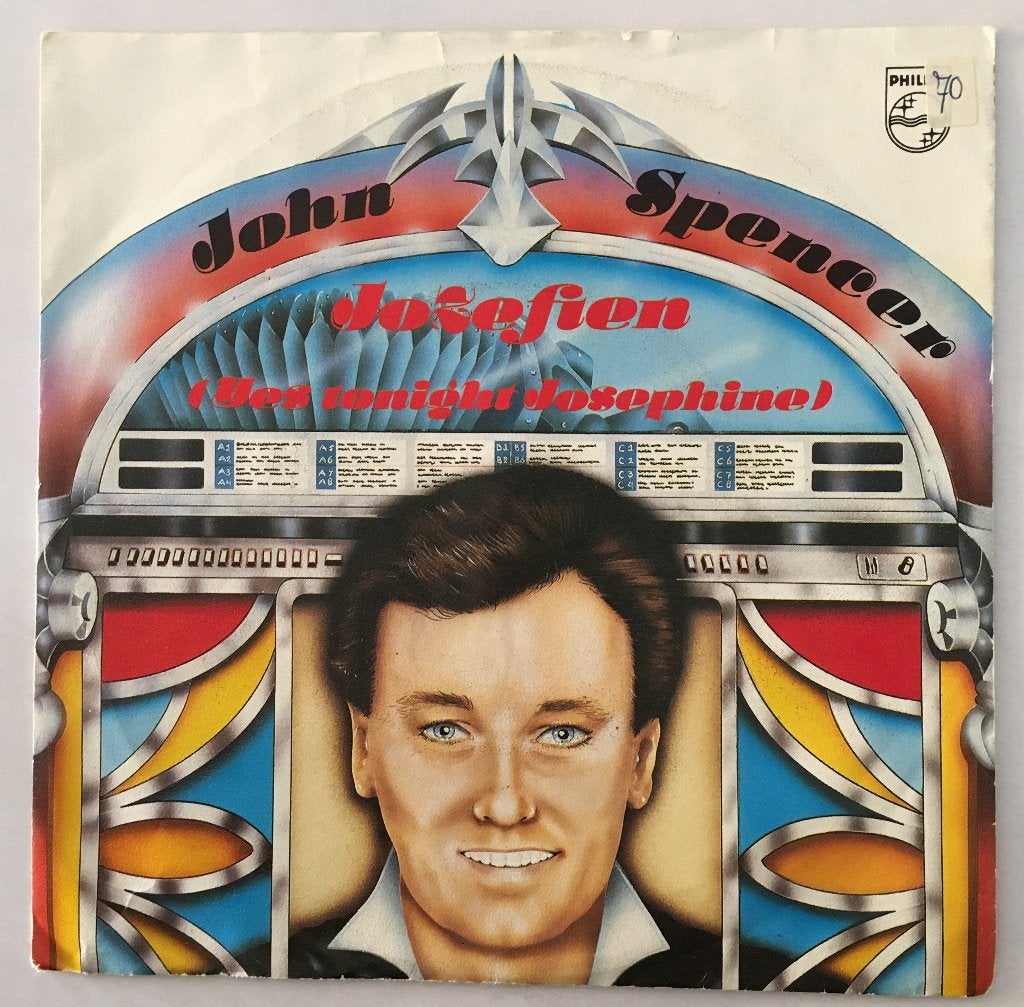 John Spencer - Jozefien (Yes Tonight Josephine) - Single, Originele persing, 7 inch, Ophalen of Verzenden, Zo goed als nieuw