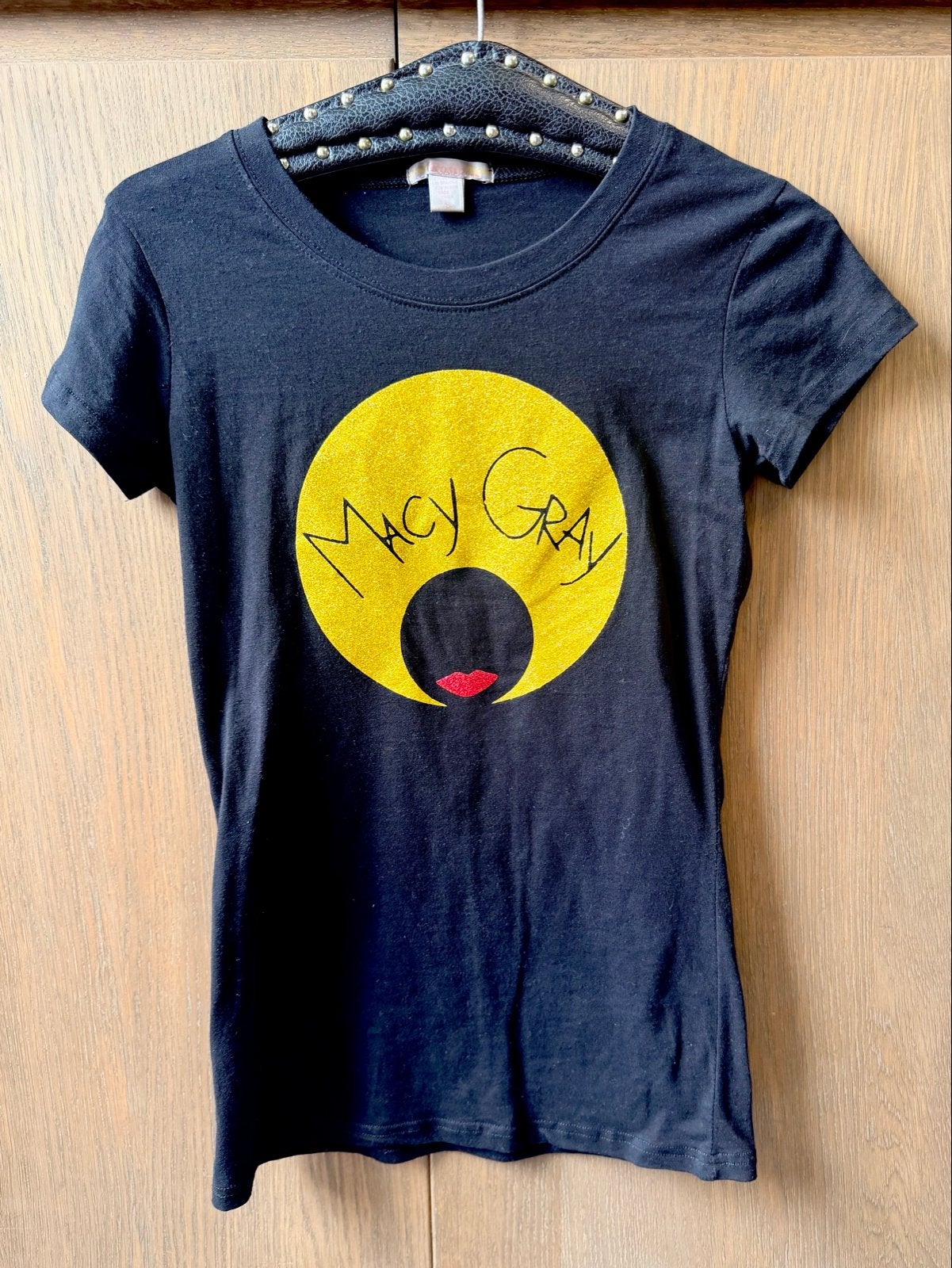Macy Gray T-shirt, Zwart, Ophalen of Verzenden, Korte mouw, Maat 36 (S)