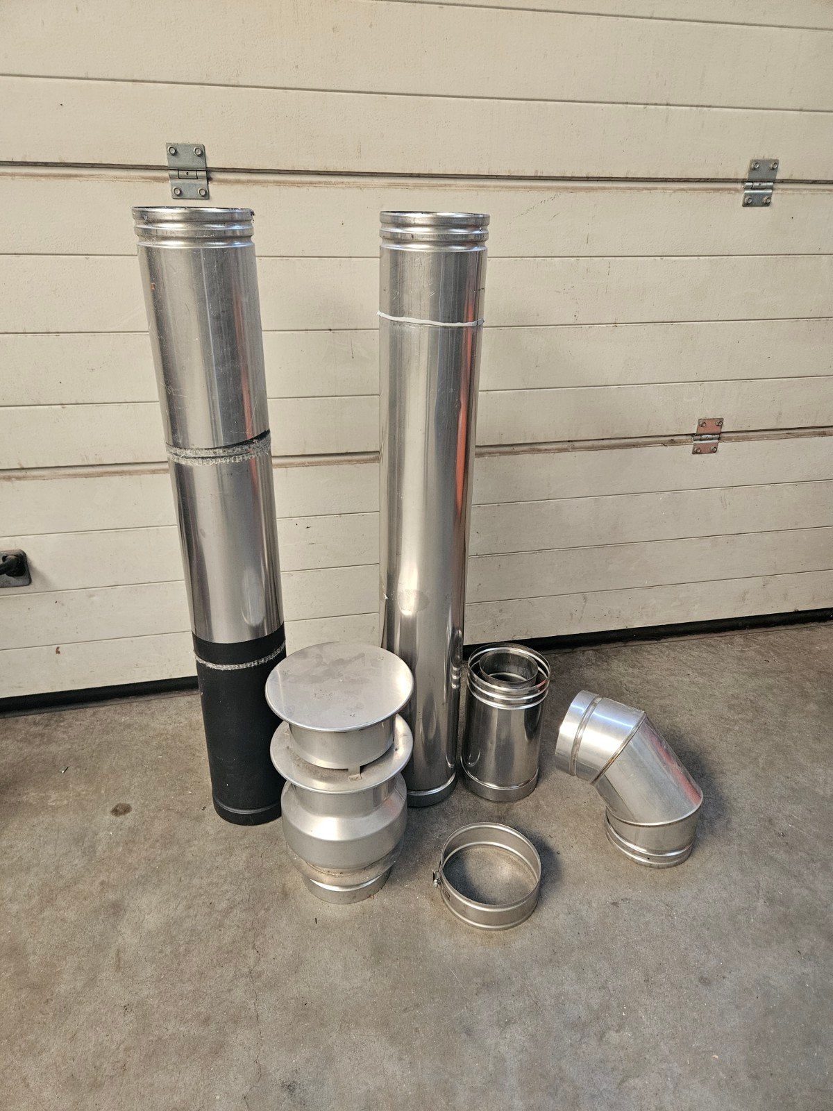 Holetherm concentrische afvoer voor kachel of haard 150/100, Ophalen, Afvoer, 2 tot 4 meter, Zo goed als nieuw