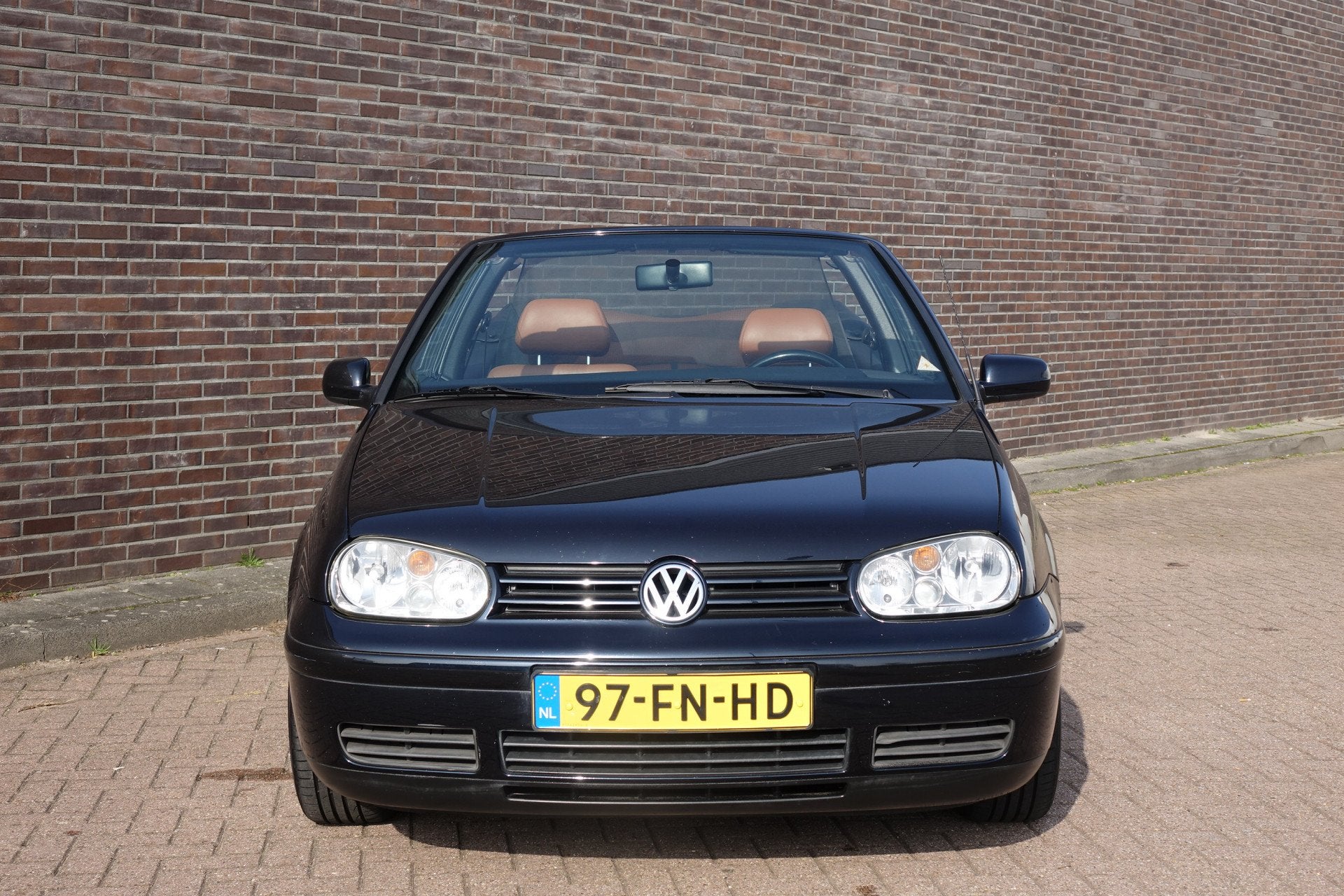 Volkswagen Golf Cabriolet 1.8 Highline, blauwe stoffen elekt, foto 8