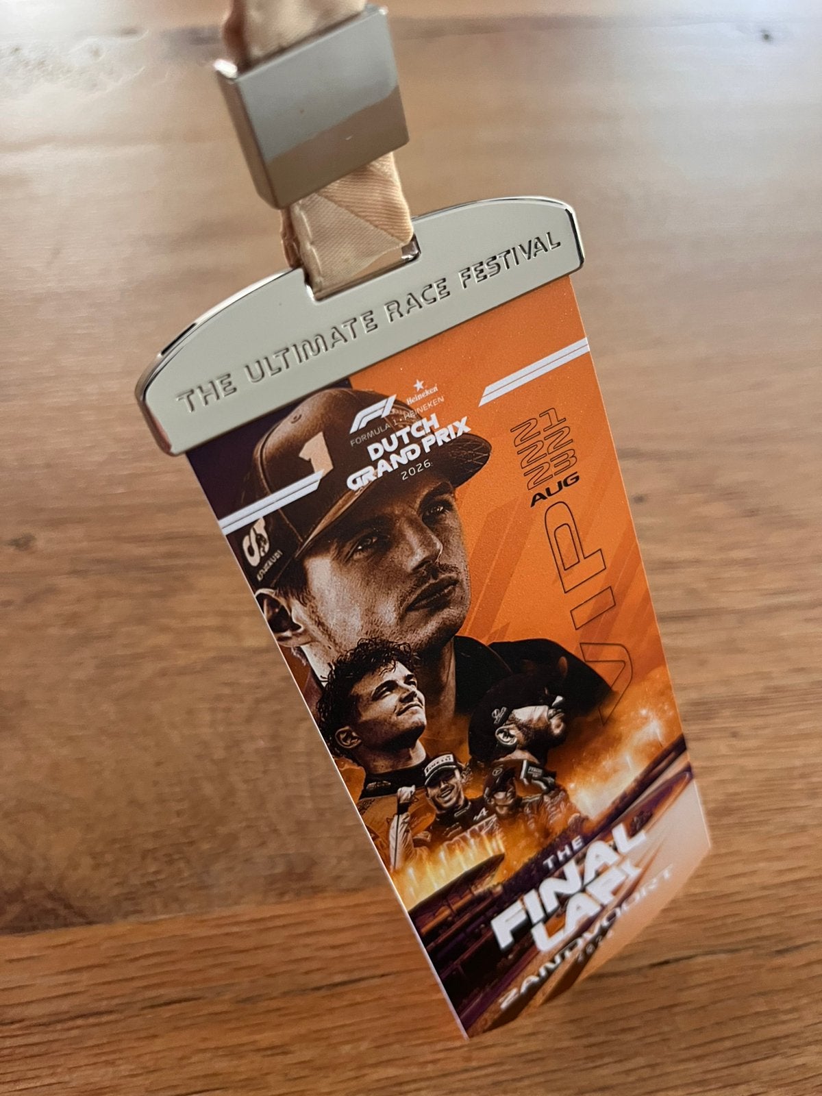 F1 Dutch Grand Prix VIP pas  Zandvoort Max  Verstappen, Verzenden, Nieuw, Formule 1