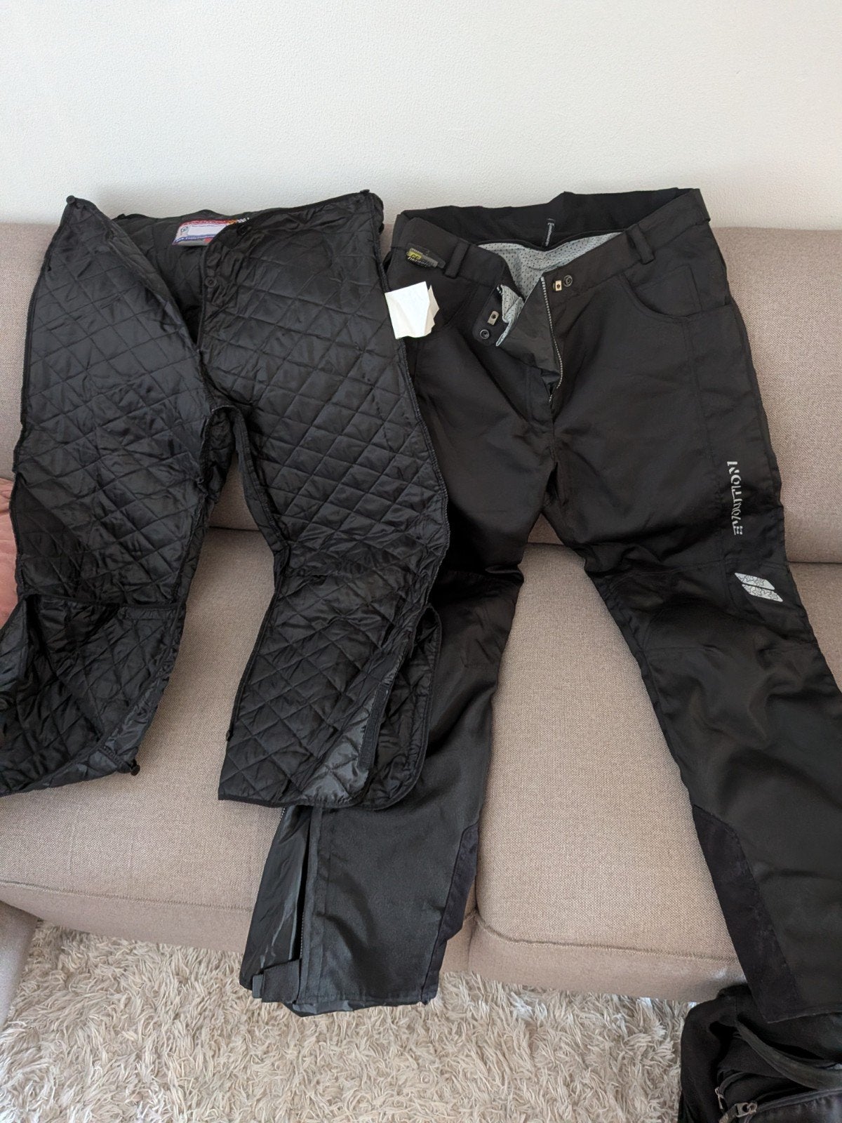 Evolution Motorsport Motorbroek Dames Maat L, Ophalen, Zwart, Maat 42/44 (L), Evolution Motorsport