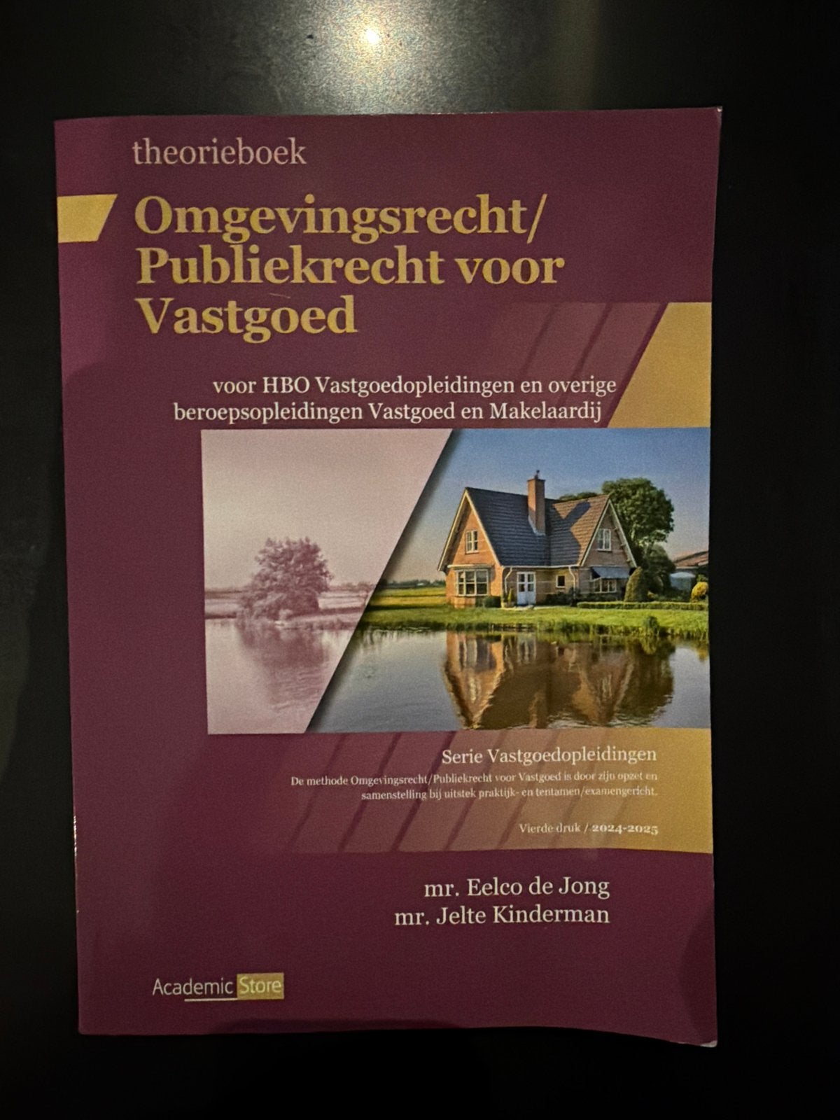 Omgevingsrecht/Publiekrecht voor Vastgoed HBO, Ophalen of Verzenden, Gamma, Zo goed als nieuw, HBO