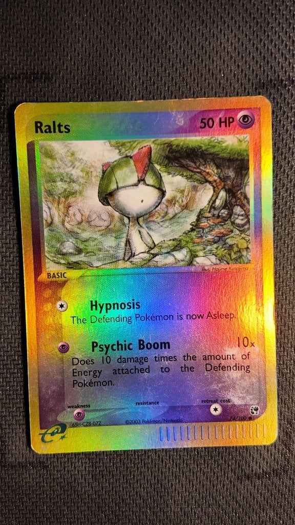 Ralts 74 Sandstorm | Pokemon kaart, Ophalen, Losse kaart, Foil