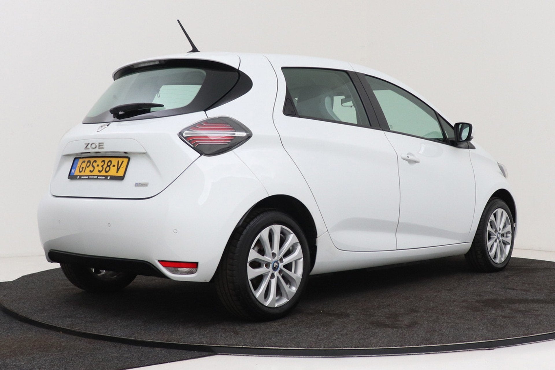 Renault ZOE R110 Life 52 kWh (ex Accu) | CarPlay | Camera |, Auto's, Renault, Stof, Gebruikt, Zwart, Wit