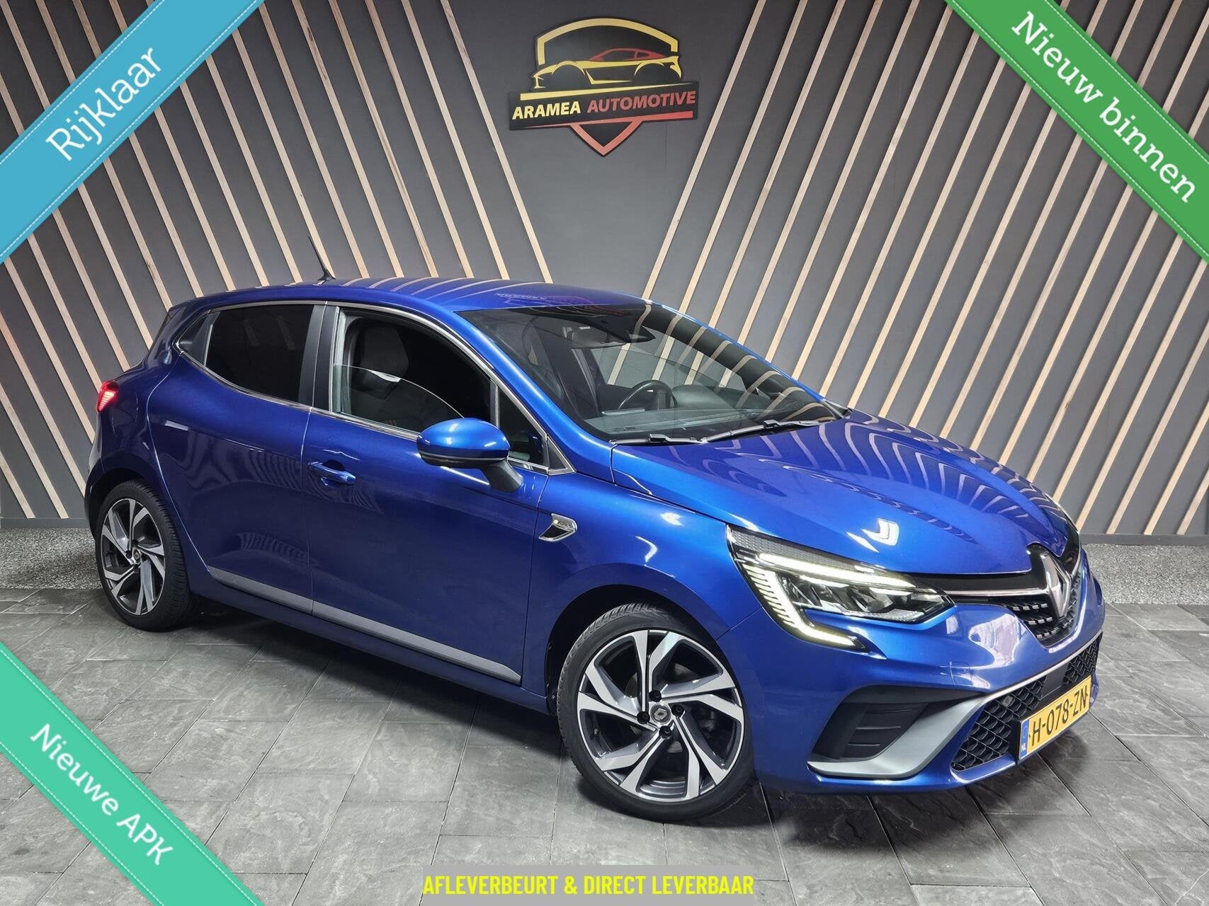 Renault Clio 1.0 TCe R.S Line|Trekhaak|LED|Lane assistent|Ac, Voorwielaandrijving, 101 pk, Gebruikt, Euro 6
