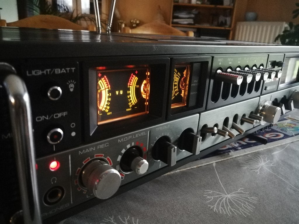 Stereo Sencor S-5000 Mobile Hifi Stereo system uit 1978, Ophalen of Verzenden, Gebruikt, Tuner of Radio, Overige merken