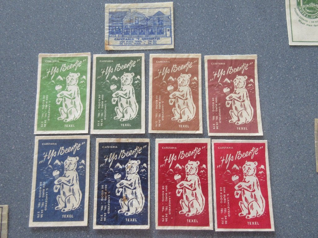 9 x De Koog / Den Burg, cafetaria 't IJsbeertje, Verzenden, Nederland