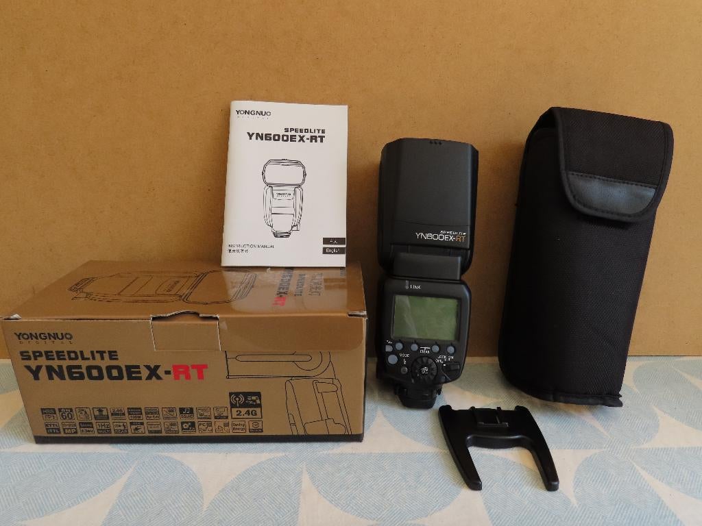 Yongnuo YN 600EX-RT voor Canon, Ophalen of Verzenden, Zo goed als nieuw, Overige merken, Kantelbaar