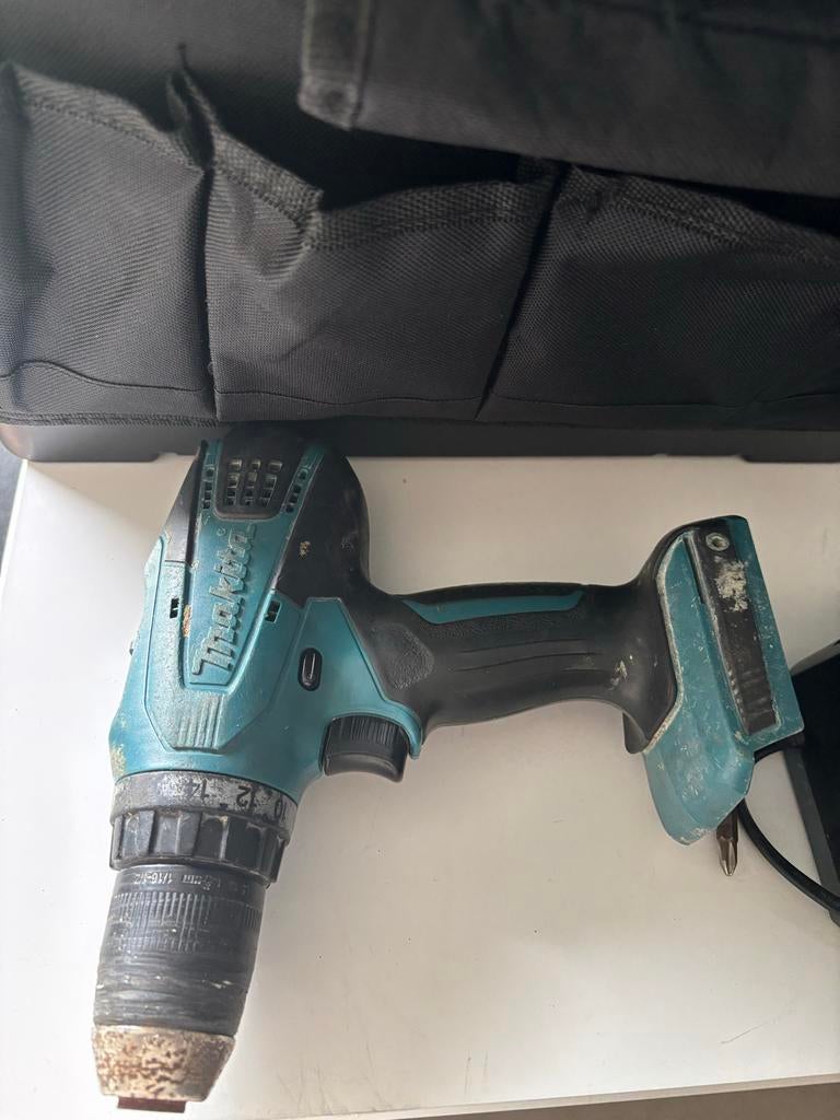 Makita DF457D Boor-/Schroefmachine (zonder accu's), Ophalen, Gebruikt, Variabele snelheid, Boor- en Schroefmachine