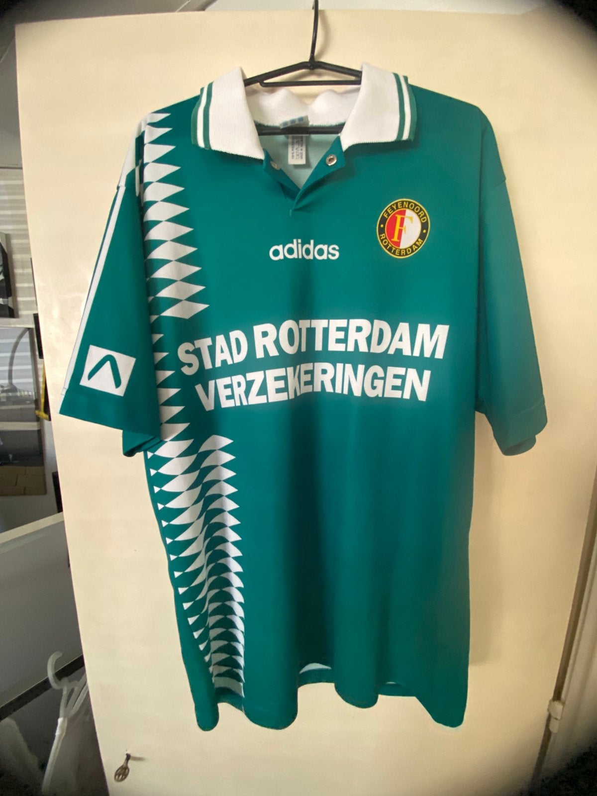 Feyenoord seizoen 94/95 uitshirt in nieuw staat maat extra L, Ophalen, Zo goed als nieuw, Feyenoord, Shirt