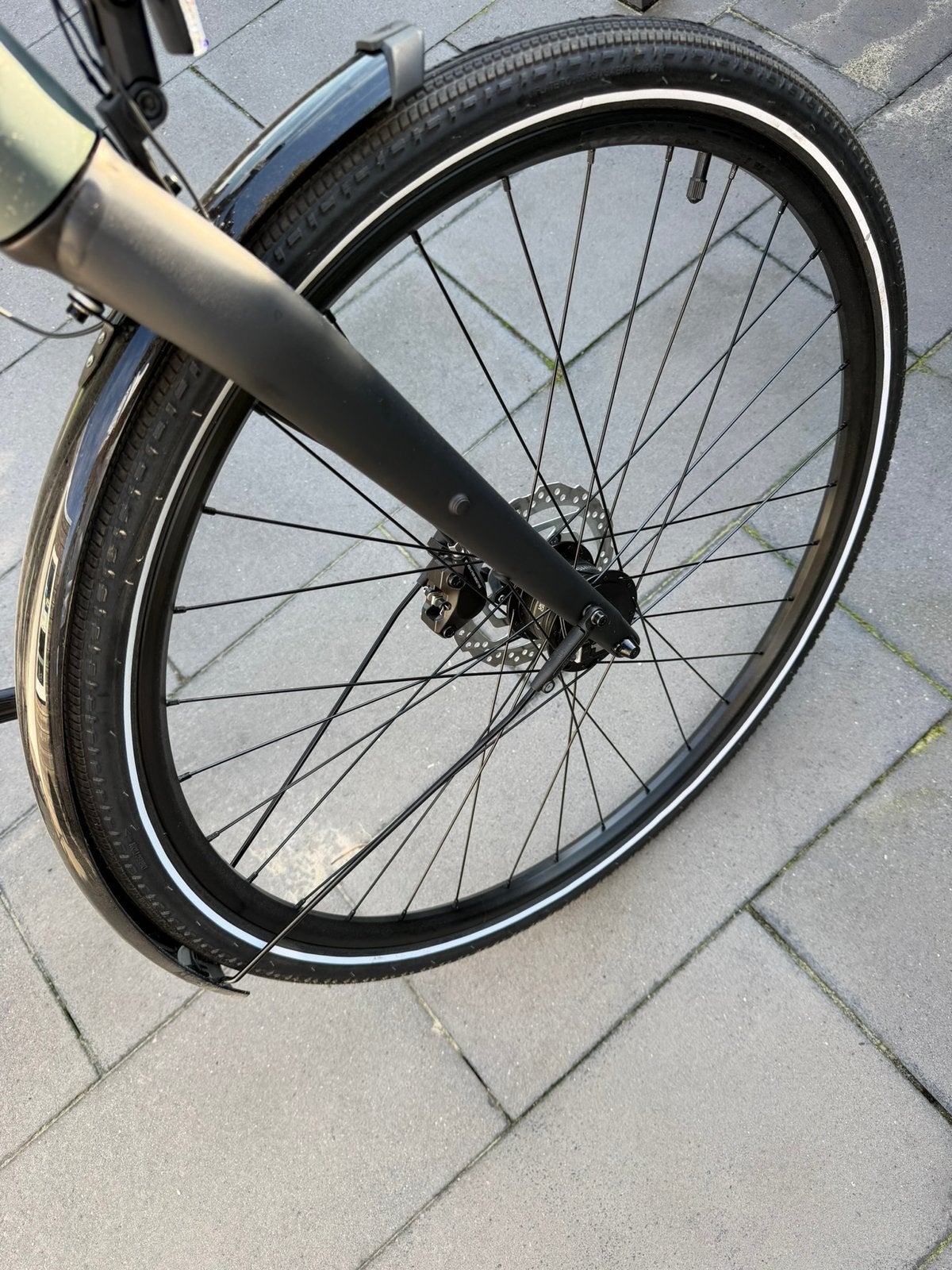 Foto 14 van stadsfiets FX Sport AL Equipped Midstep licht groen. Mt M.