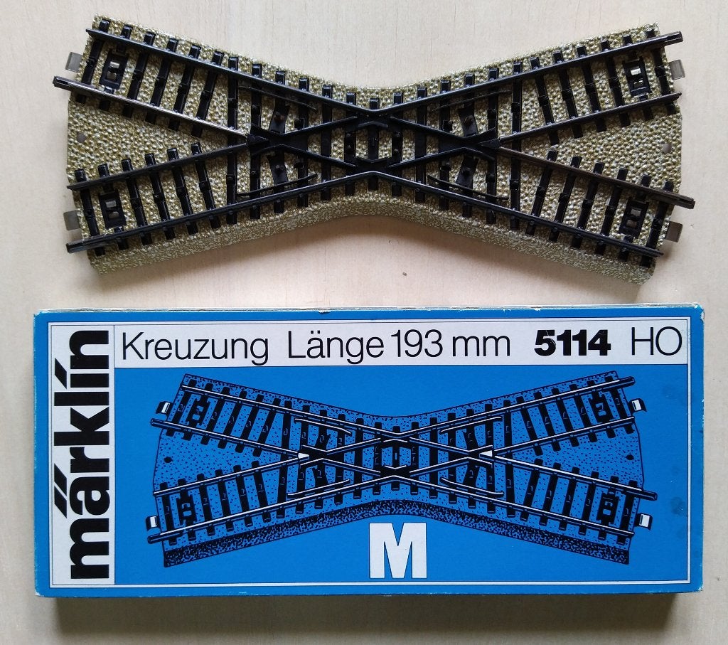 marklin kruisingen groot en klein, Wisselstroom, Rails, Ophalen of Verzenden, Zo goed als nieuw