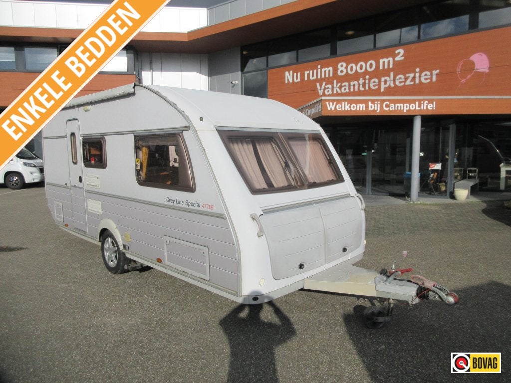 Kip Grey Line Special 47 TEB MET UNICO VOORTENT, Reservewiel, Kip, Treinzit, 1000 - 1250 kg