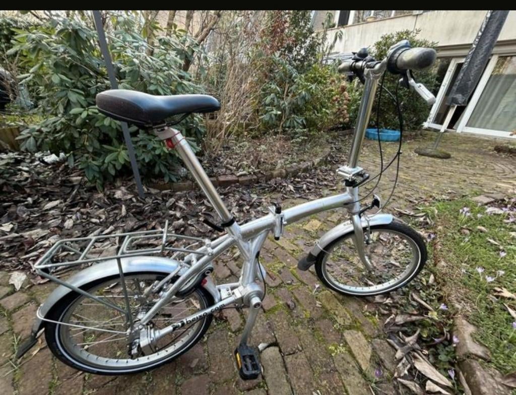 2 X Beixo Compact vouwfietsen met 7 Naaf versnellingen, Versnellingen, Ophalen of Verzenden, Zo goed als nieuw, Totaal opvouwbaar