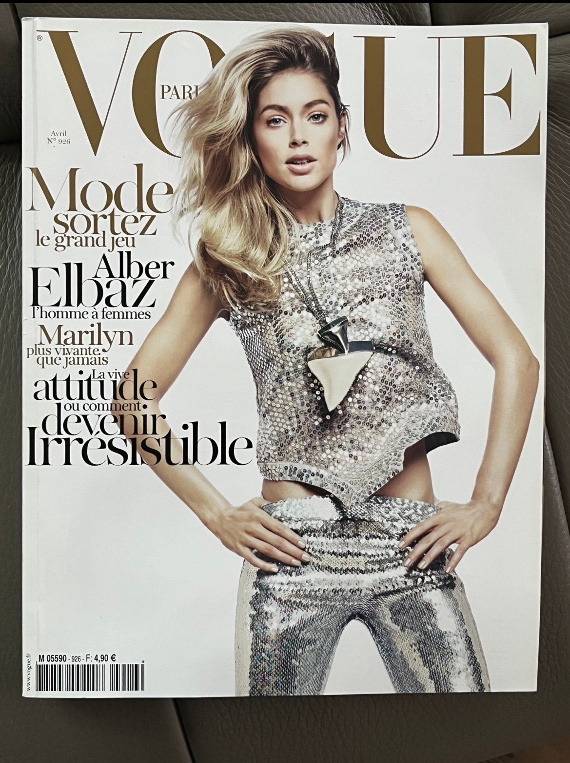 Vogue Paris magazine 2012 N.926 Doutzen Kroes, Ophalen of Verzenden, Gelezen, Damesbladen