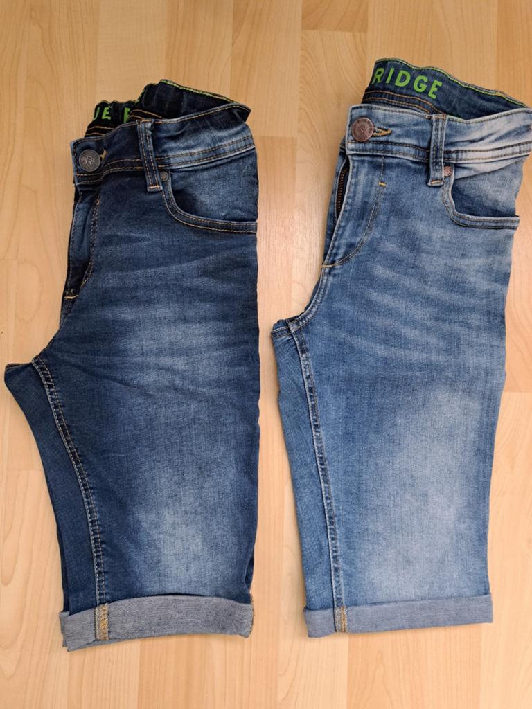 Slim fit denim short - Blue Ridge (mt 146), Kinderen en Baby's, Kinderkleding | Maat 146, Broek, Ophalen of Verzenden, Zo goed als nieuw