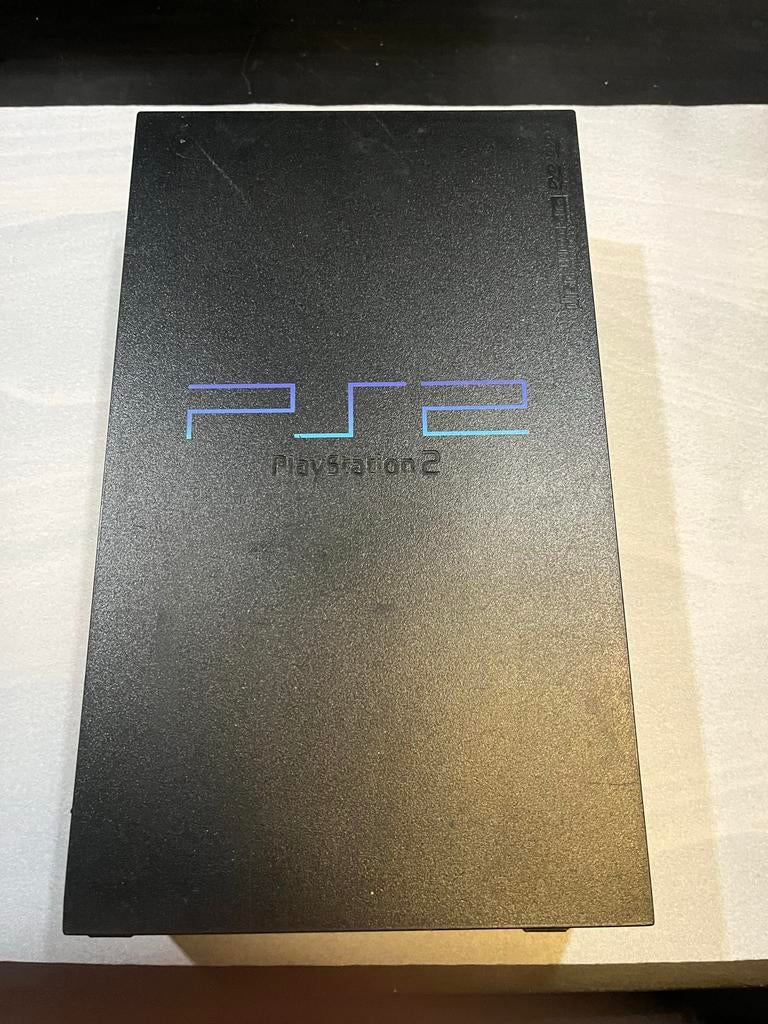 Sony PlayStation 2 (PS2) Phat - Zwart, Spelcomputers en Games, Spelcomputers | Sony PlayStation 2, Met games, Met 2 controllers