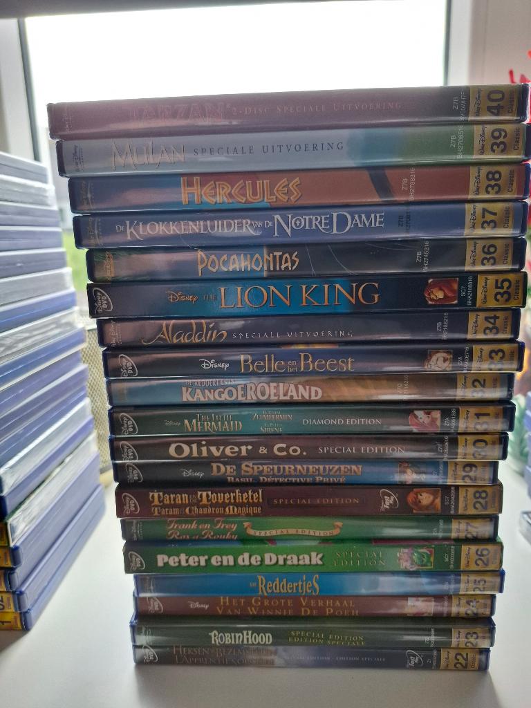 DISNEY DVD'S en Bluray's vanaf 1 euro ( van een verzamelaar), Cd's en Dvd's, Dvd's | Tekenfilms en Animatie, Tekenfilm, Ophalen of Verzenden