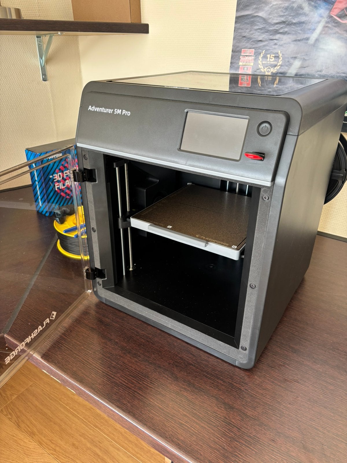 Flashforge adventure 5m pro, Computers en Software, 3D Printers, Ingebouwde Wi-Fi, Ophalen of Verzenden, Zo goed als nieuw, Filament