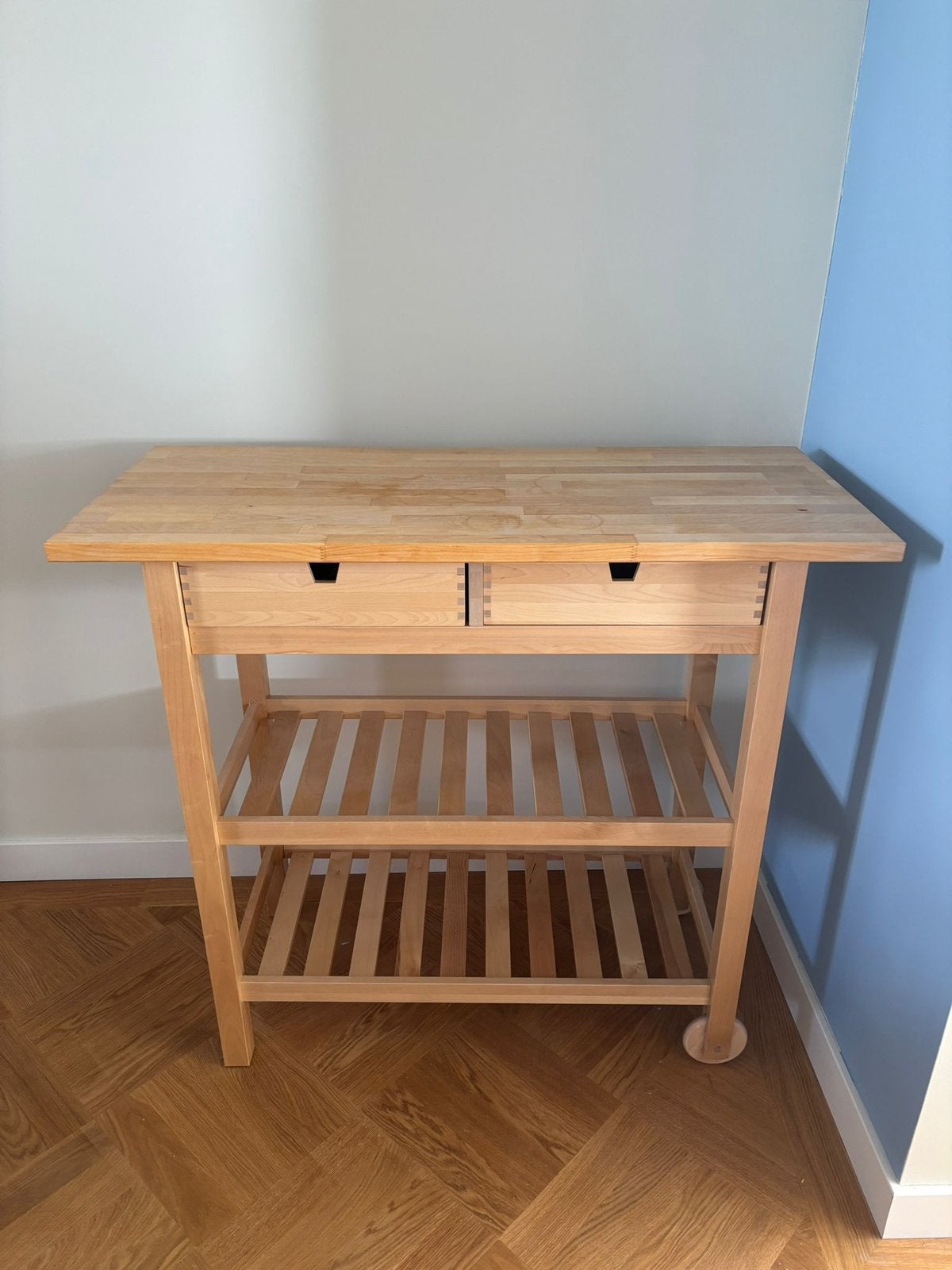 Ikea Förhöja keukentrolley 120x43, Huis en Inrichting, Tafels | Sidetables, Ophalen, Gebruikt, 50 tot 100 cm, 25 tot 50 cm