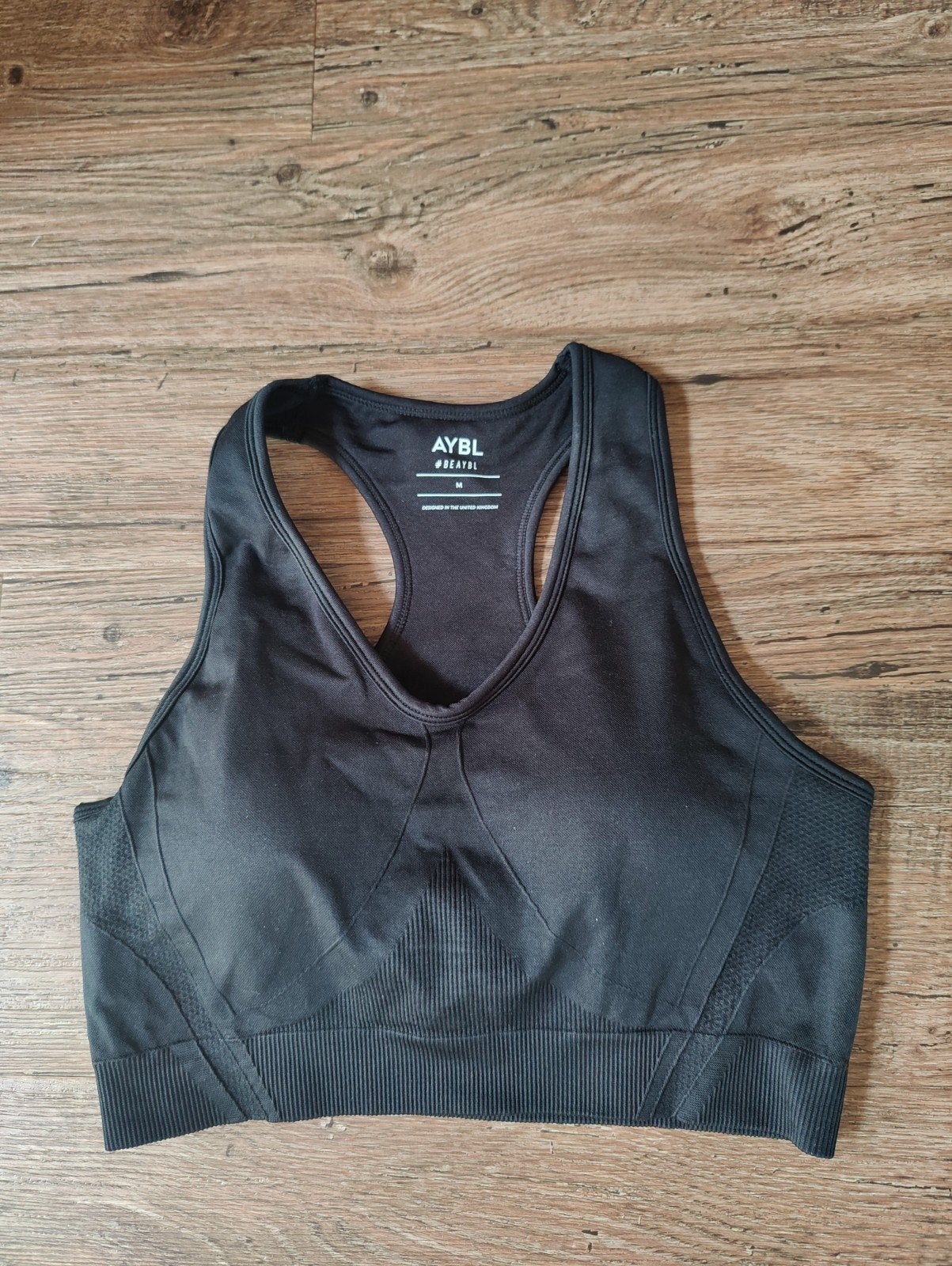 AYBL, sporttop padded, zwart, mt M, Kleding | Dames, Maat 38/40 (M), AYBL, Zwart, Ophalen of Verzenden