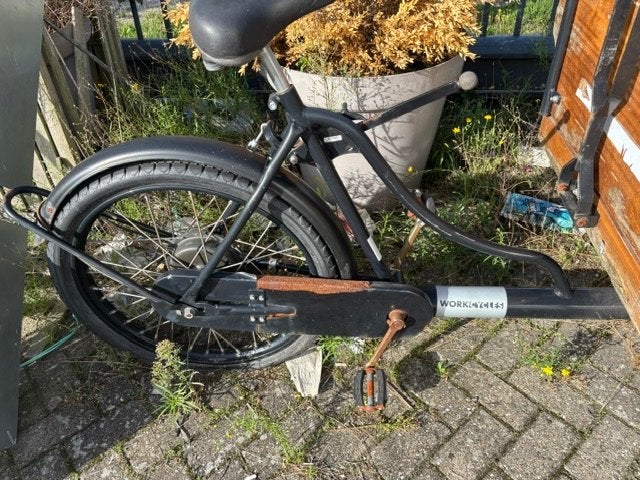 transport bakfiets XL, Fietsen en Brommers, Gebruikt, Goederen, Schijfrem, Ophalen