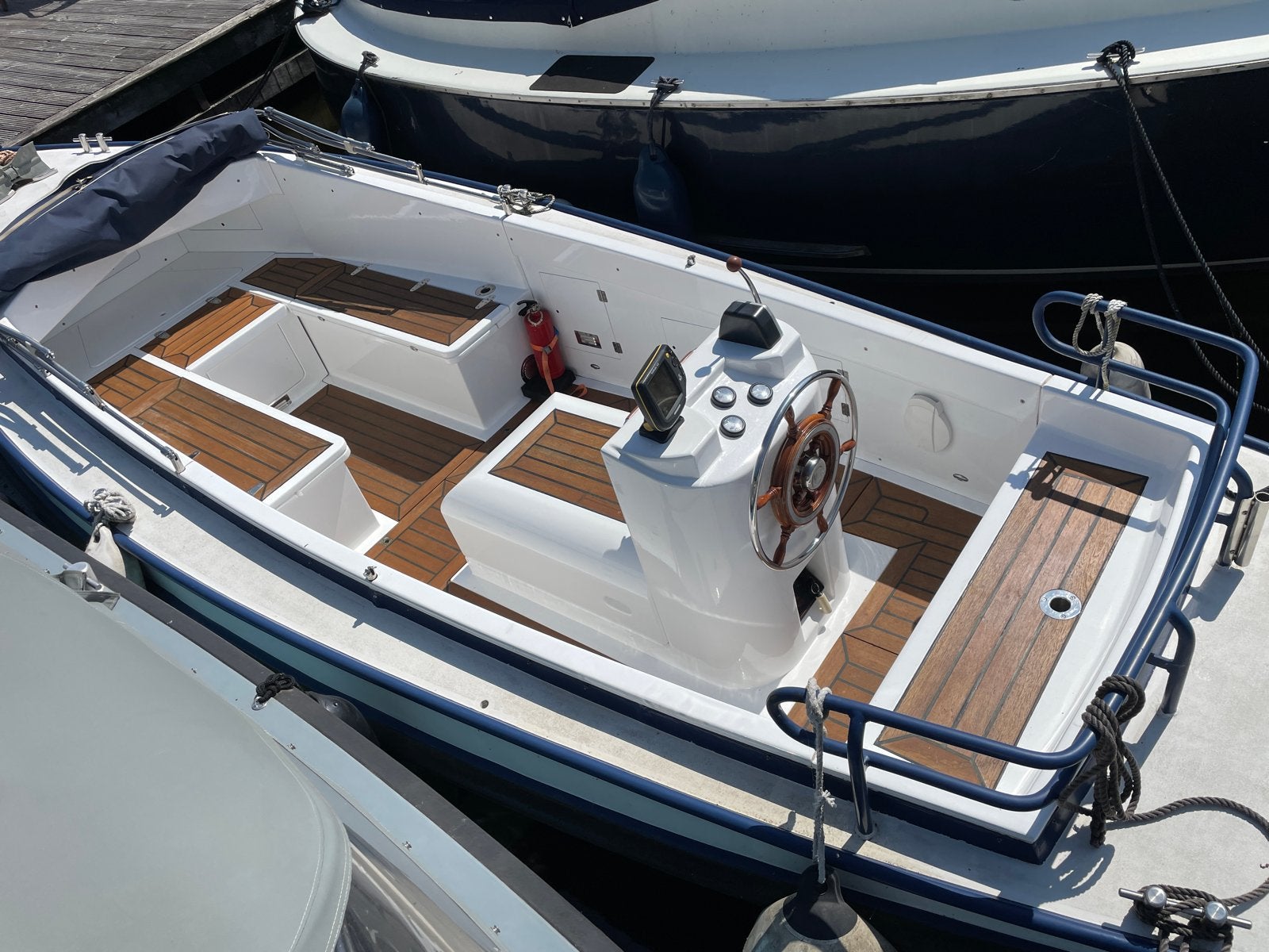 Beenhakker Vlet 6.50 x 2.20m met Vetus 13 PK Diesel, Watersport en Boten, Gebruikt, Staal, Binnenboordmotor, Diesel